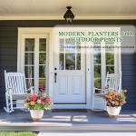 Fielda 8/10/12 Inch Self Watering Pots for Indoor/Outdoor Plants - Large Plastic Planter with Drainage Holes, Water Level Indicator & Deep Reservoir, Modern Decorative Flower Pots (White)