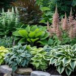 Mixed Color Hosta Plants for Growing - Growers Choice, Easy to Grow Hosta Rootstock (6 Plants)