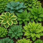 Mixed Color Hosta Plants for Growing - Growers Choice, Easy to Grow Hosta Rootstock (6 Plants)