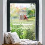 2 Pack Solar Bird Feeders for Outdoors Hanging - Attract Wild Birds & Cardinals, Elegant Minimalist Design, Garden Décor, Unique Gift