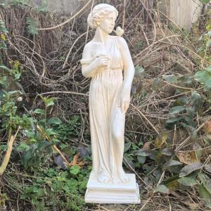 Keslecy Outdoor Statue, Nymph Sculpture Goddess of Greek Mythology Roman Style for Garden Patio Yard Lawn Porch Decor (Nymph)