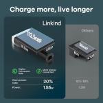 Linkind RGB Christmas Solar Lights Outdoor Waterproof IP67 StarRay Color Changing Spot Lights Outdoor for Yard Garden Pathway Holiday Christmas Decorations (Multicolor, 2 Pack)