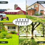 Mole Repellent Solar Powered 10 Pack Snake Repellent Ultrasonic, Groundhog Repeller,Gopher Repeller Sonic Mole Deterrent Spikes, Snake Gopher Mole Vole Repellent Outdoor for Lawn Garden & Yard