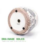 Dosayes Vintage Grey Ceramic Ice Crack Flower Pot with Drainage Holes, Country Rustic Planters for Indoor and Outdoor,Tuscan Decor,Home,Living Room, Garden Decor, Gardening Gift