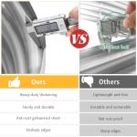 Gardeal Garden Galvanized Raised Garden Bed Kit - Metal Planter Boxes for Vegetables/Herbs/Flowers, Heavy-Duty Steel Outdoor Garden Box with Reinforced Edges