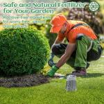 10-10-10 Slow-Release Premium Fertilizer - All-Purpose Plant Food for Indoor Outdoor Gardening Vegetables Flowers Lawn Trees Shrubs, 0.5 Quart