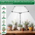 Sondiko Tall Full Spectrum Grow Lights for Indoor Plants, LED Grow Light with Automatic Timer, 9-Level Dimmable, Adjustable Lamp Angle Plant Lights for Indoor Growing