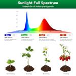 Sondiko Tall Full Spectrum Grow Lights for Indoor Plants, LED Grow Light with Automatic Timer, 9-Level Dimmable, Adjustable Lamp Angle Plant Lights for Indoor Growing
