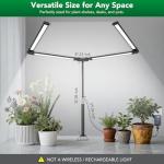 Sondiko Tall Full Spectrum Grow Lights for Indoor Plants, LED Grow Light with Automatic Timer, 9-Level Dimmable, Adjustable Lamp Angle Plant Lights for Indoor Growing