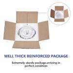 HakkaGirl Ceramic Pots for Plants, Chinoiserie Décor Ceramic Flower Pots Planters for Indoor Plants with Drainage, Blue and White, Set of 3