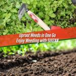 SUIZAN Nejiri Kama Weeding Sickle 13" - Professional Japanese Hand Weed Puller Garden Hoe Gardening Tools