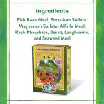 Down To Earth All Natural Fertilizers Organic Flower Garden - Plant Food for Blooming Annuals, Perennials and Flowering Shrubs 2-6-5, 1 lb