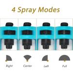 Lawn Sprinkler, Oscillating Sprinkler with 18 Hole Brass Nozzles, Gardening Tool Watering for Lawn & Garden Covers up to 3,600 sq.ft, Nozzle Cleaning Tool Build on The End of The Product, Blue