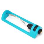 Lawn Sprinkler, Oscillating Sprinkler with 18 Hole Brass Nozzles, Gardening Tool Watering for Lawn & Garden Covers up to 3,600 sq.ft, Nozzle Cleaning Tool Build on The End of The Product, Blue