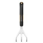 Fiskars Xact Hand Cultivator, Stainless Steel Weeder with SoftGrip Handle, Durable Garden Tool for Loosening and Aerating Soil, Ideal for Flower Beds and Garden Beds