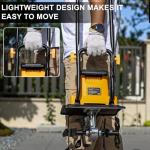 IncwBo 8.5AMP 12Inch Corded Tiller Cultivator 8-inch Depth Rototillers for Gardening, 360RPM Electric Garden Tiller with LT-201D Socket