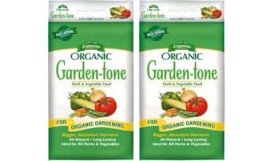 Espoma Organic Garden-Tone 3-4-4 Organic Fertilizer for Cool & Warm Season Vegetables and Herbs. Grow an Abundant Harvest of Nutritious and Flavorful Vegetables – 18 lb. Bag - 2 Pack