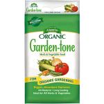 Espoma Organic Garden-Tone 3-4-4 Organic Fertilizer for Cool & Warm Season Vegetables and Herbs. Grow an Abundant Harvest of Nutritious and Flavorful Vegetables – 18 lb. Bag - 2 Pack