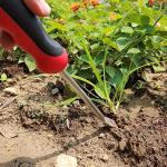 KLDOLLAR Weed Puller Tool, Dandelion Weeder Puller Tool with Soft Handle, Two-Pronged Fork Weed Remover Tool for Easy Weed Removal, Stainless Steel Garden Weeder Tool for Lawn Farmland Gardening Tools