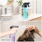 D Dymoece Empty Spray Bottles,10 oz Refillable Water Spray Bottle Adjustable Nozzle Mist/Stream Squirt Bottle for Hair Styling Watering Plants Cleaning Products