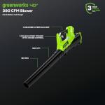 Greenworks 40V Lawn Care Combo Kit, Trimmer & Blower for Edging & Leaf Cleanup, 2.0Ah Battery & Charger (Gas-Free Yard Duo)