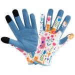 IYICLOTH Gardening Gloves for Women, Printed Touchscreen Garden Gloves with Grip, Thorn-Proof Puncture-Resistant Work Gloves