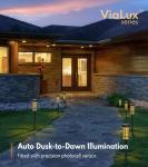 PASAMIC 24" Solar Pathway Lights Outdoor, 8 Pack Bright Garden Light with Auto On/Off, IP65 Solar Lights Outdoor Waterproof, Garden Landscape Lighting for Yard, Patio, Walkway, Driveway