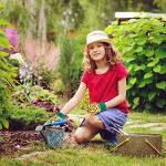 OSDUE Kids Gardening Gloves, 3 Pairs Age 3-5 Kids Garden Gloves, Kid Non-Slip Children Yard Work Gloves for Toddlers Boys Girls Outdoor