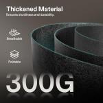 VIVOSUN 5-Pack 15 Gallon Plant Grow Bags, Heavy Duty Thickened Nonwoven Fabric Pots with Handles