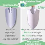 Garden Tools Set, Stainless Steel Gardening Supplies Kit, Gardening Kit, Garden Hand Tools with Fashion and Durable Storage Bag, Planting Tools, Ideal Gifts for Women & Men (10 Pieces)