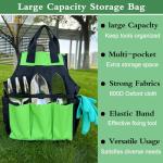 Garden Tools Set, Stainless Steel Gardening Supplies Kit, Gardening Kit, Garden Hand Tools with Fashion and Durable Storage Bag, Planting Tools, Ideal Gifts for Women & Men (10 Pieces)