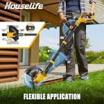 Cordless Hedge Trimmer+String Trimmer+Leaf Blower Combo Compatible with Dewalt 20v Max Battery(Tool Only), Cordless Weed Wacker & Shrub/Bush Trimmer & Electric Leaf Blowers for Lawn Care, Garden, Yard