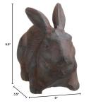 Full Bodied Cast Iron Rabbit Garden Figure by INsideOUT
