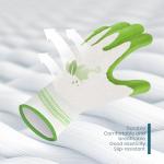 Velway 6 Pairs Gardening Gloves for Women - Breathable Rubber Coated Garden Work Gloves - Outdoor Protective Yard Gloves with Grip Gardening Gifts - Red & Green Large