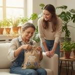 Gardening Gift for Women – 39 Medicinal Herb Seed Kit in Burlap Gift Bag, Heirloom Non-GMO Herbal Tea & Apothecary Garden Kit, Made in USA