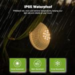 REEGOLD Outdoor Spotlight Warm White 2700K, 10W LED Spot Lights Outdoor for Yard Garden Tree, 120V Plug in Landscape Lighting with IP65 Waterproof for Halloween Christmas Decor, 4 Pack