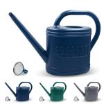 2 Gallon Watering Can, Outdoor Watering Can for Plants, Garden Water Can with Removable Long Spout and Stainless Steel Sprinkler Head, Large Water Can for Greenhouse (Dark Blue, 2 Gallon)