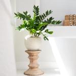 Geniff Artificial Plants Indoor ZZ Plant Fake Plant 34" Potted Plastic Plants for Home Office Desk Farmhouse Room Bathroom Decor