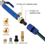 Jet Nozzle 2-in-1 High Pressure Power Washer, Watering Sprayer Cleaning Tool, Hydro Jet Nozzle Power Washer, Tool Pressure Washer Extension Wand with 3 Hose Nozzles for Garden Hose and Car Washing
