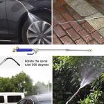Jet Nozzle 2-in-1 High Pressure Power Washer, Watering Sprayer Cleaning Tool, Hydro Jet Nozzle Power Washer, Tool Pressure Washer Extension Wand with 3 Hose Nozzles for Garden Hose and Car Washing