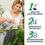 All Natural Peppermint Oil Insect & Pest Control Spray Repels Mice, Spiders, Ants, for Home, Indoor, Outdoor, Garden Maximum Strength Smart Grower Ready to Use 32 FL OZ