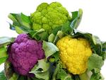 This is A Mix 50 Cauliflower Mix Seeds Heirloom Non-GMO 4 Varieties Purple Green Yellow Delicious, Brassica oleracea, from USA