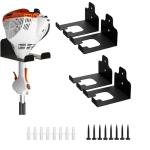 JNIHEEP Garage Organizer Trimmer Rack, Garden Power Tool Hanger Weed Whackers Holder Wall Mounted for Grass Trimmer, Hedge Trimmer, Garage Trimmer, Garden Tools,4 Pack