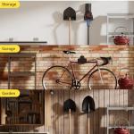 JNIHEEP Garage Organizer Trimmer Rack, Garden Power Tool Hanger Weed Whackers Holder Wall Mounted for Grass Trimmer, Hedge Trimmer, Garage Trimmer, Garden Tools,4 Pack