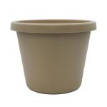 The HC Companies Prima Round Plastic Plant Pot w/Rolled Rim - Lightweight & UV Resistant Flower Pot for Herbs & More - Outdoor & Indoor Plant Pots w/Drainage (20 inch, Sandstone, Pack of 1)