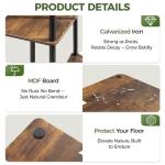 Bamworld Plant Stand Indoor, Corner 4 Tier Metal Plant Shelf for Multiple Plants, Tiered Flower Pot Stands for Patio Garden Balcony Living Room Bedroom, Brown