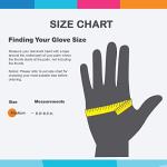 Bamllum Leather Gardening Gloves for Women - Working Gloves for Weeding, Digging, Planting, Raking and Pruning (Brown+Green)