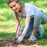 COOLJOB Colorful Gardening Gloves Best Gift for Women Ladies, 2 Pairs Breathable Rubber Coated Garden Gloves, Outdoor Protective Work Gloves, Varied Colors, Size Medium, 2 Pairs M