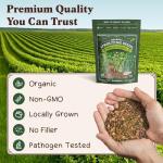 Seedboy Organic Non-GMO Sprouting Seeds, Fresh Salad Blend – USA Grown Microgreens Mix with Alfalfa, Broccoli, Radish, Mung Bean & Lentil – 8 oz Bag Makes 8 Quarts / 24 Servings (Salad Blend)