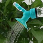 AUEAR, 3 Pack Plastic Bottle Watering Dual Head Spout Cap Sprinkler Plant Bonsai for Indoor Seedlings Garden Tool